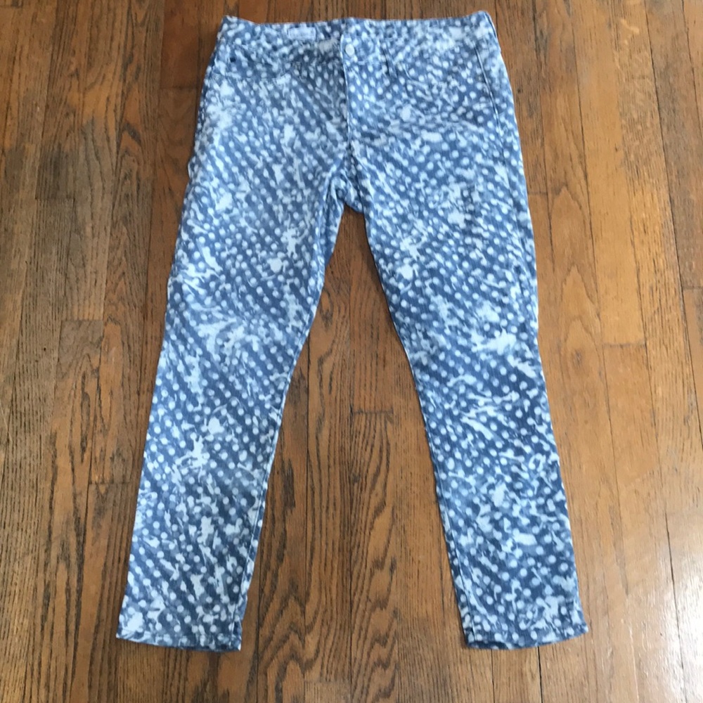 NWOT GAP printed skinny jeans